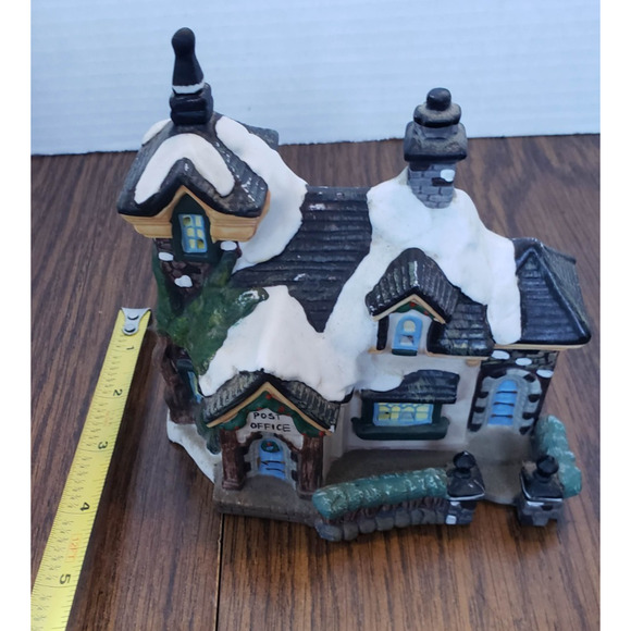 Home Accents Holiday Ceramic Small Town Post Office - Picture 9 of 10